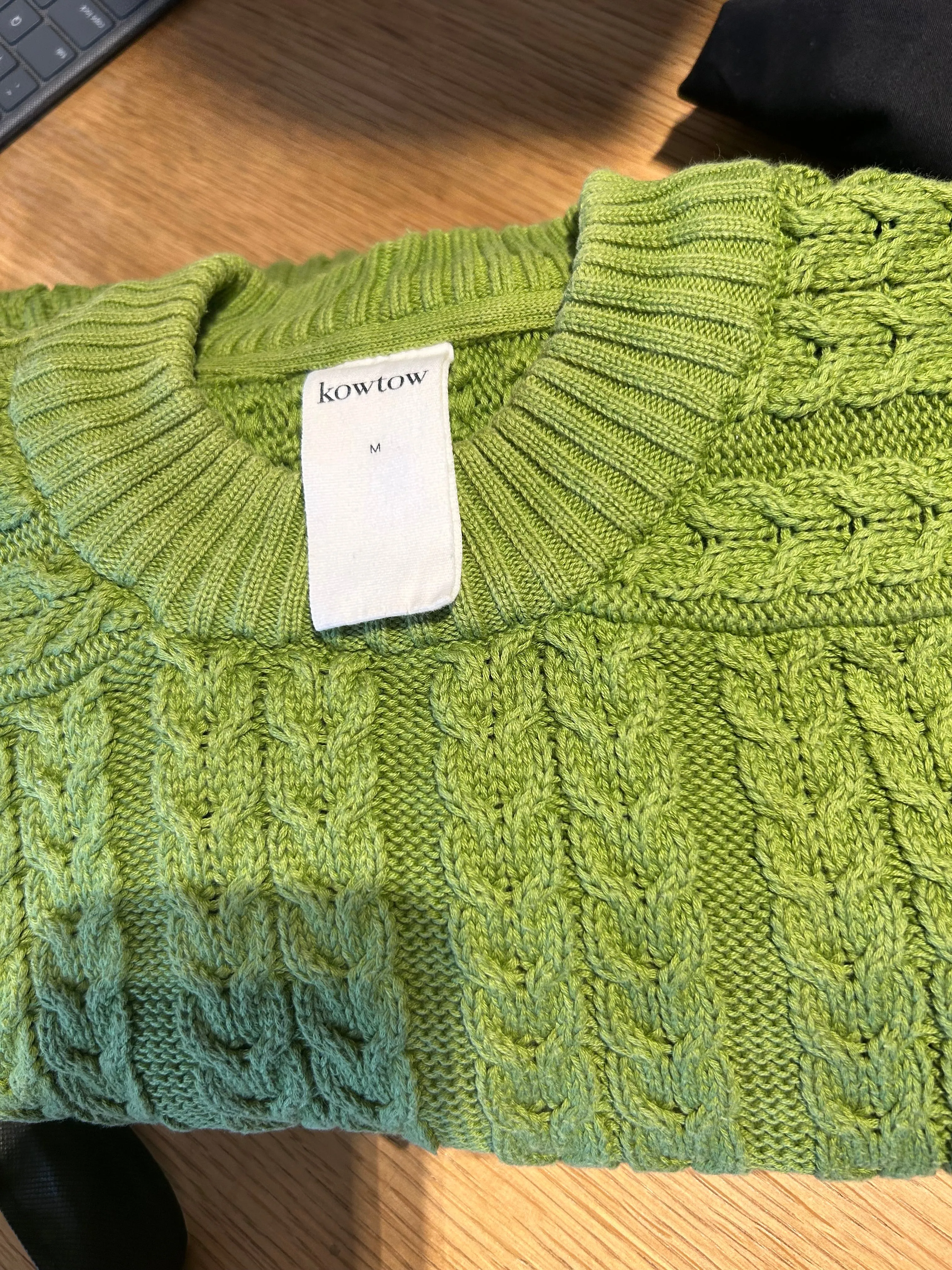 Cable Sweater sold by Kowtow product image thumbnail 4