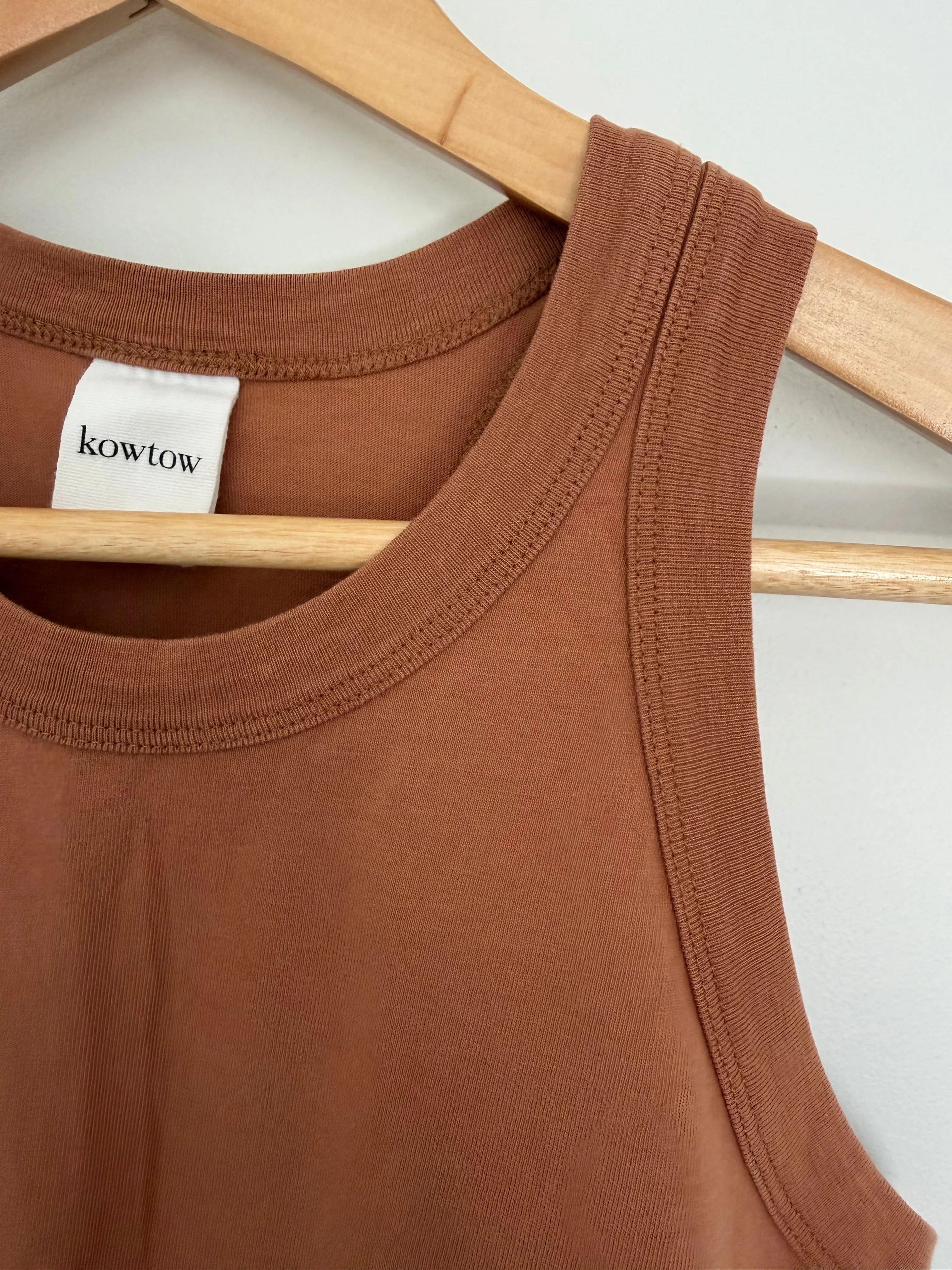 Racer Back Singlet sold by Kowtow product image thumbnail 4