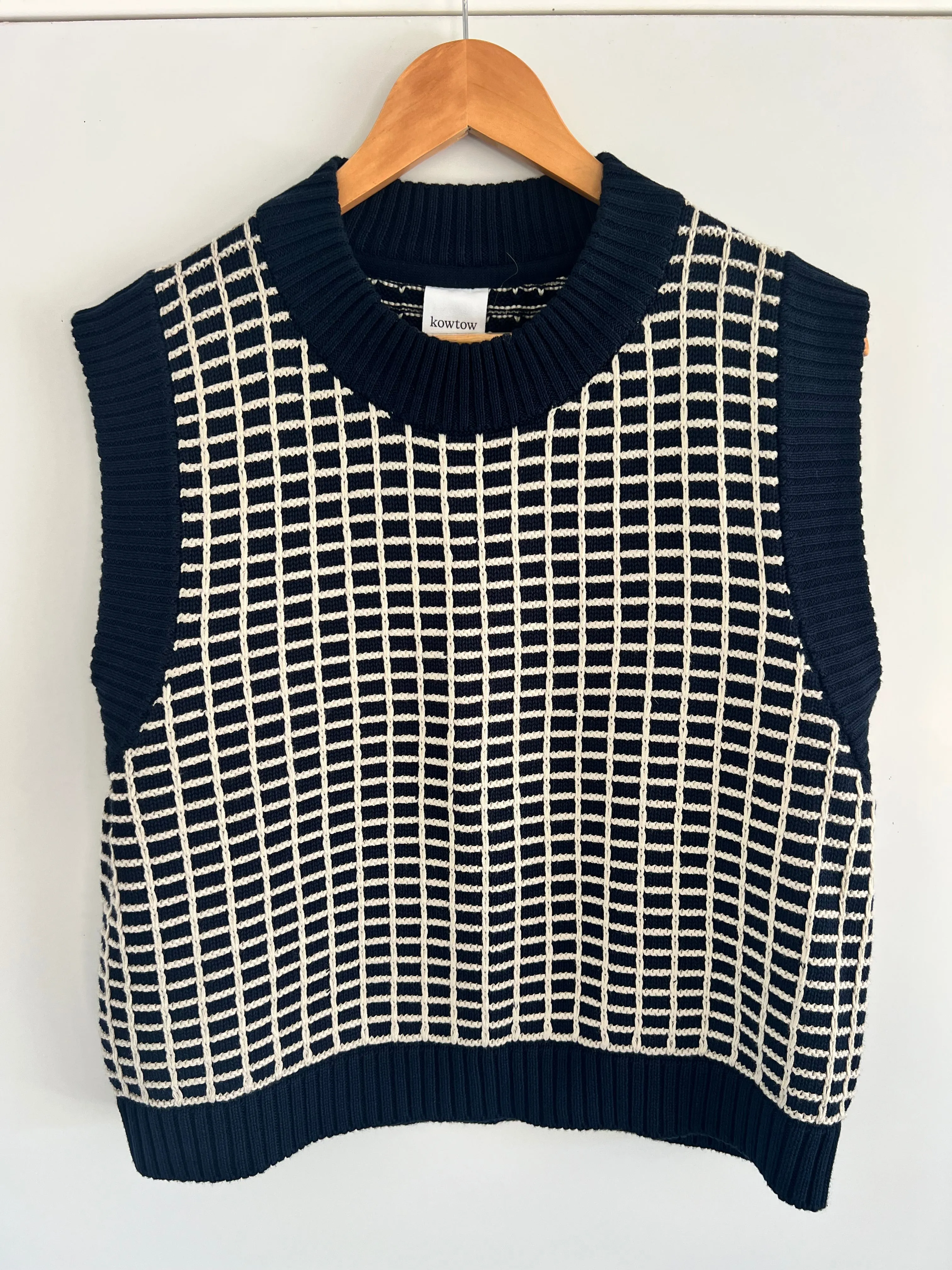Grid Vest sold by Kowtow product image thumbnail 2
