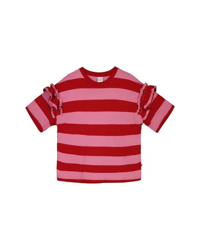 Frill Sleeve Tee made by Kowtow