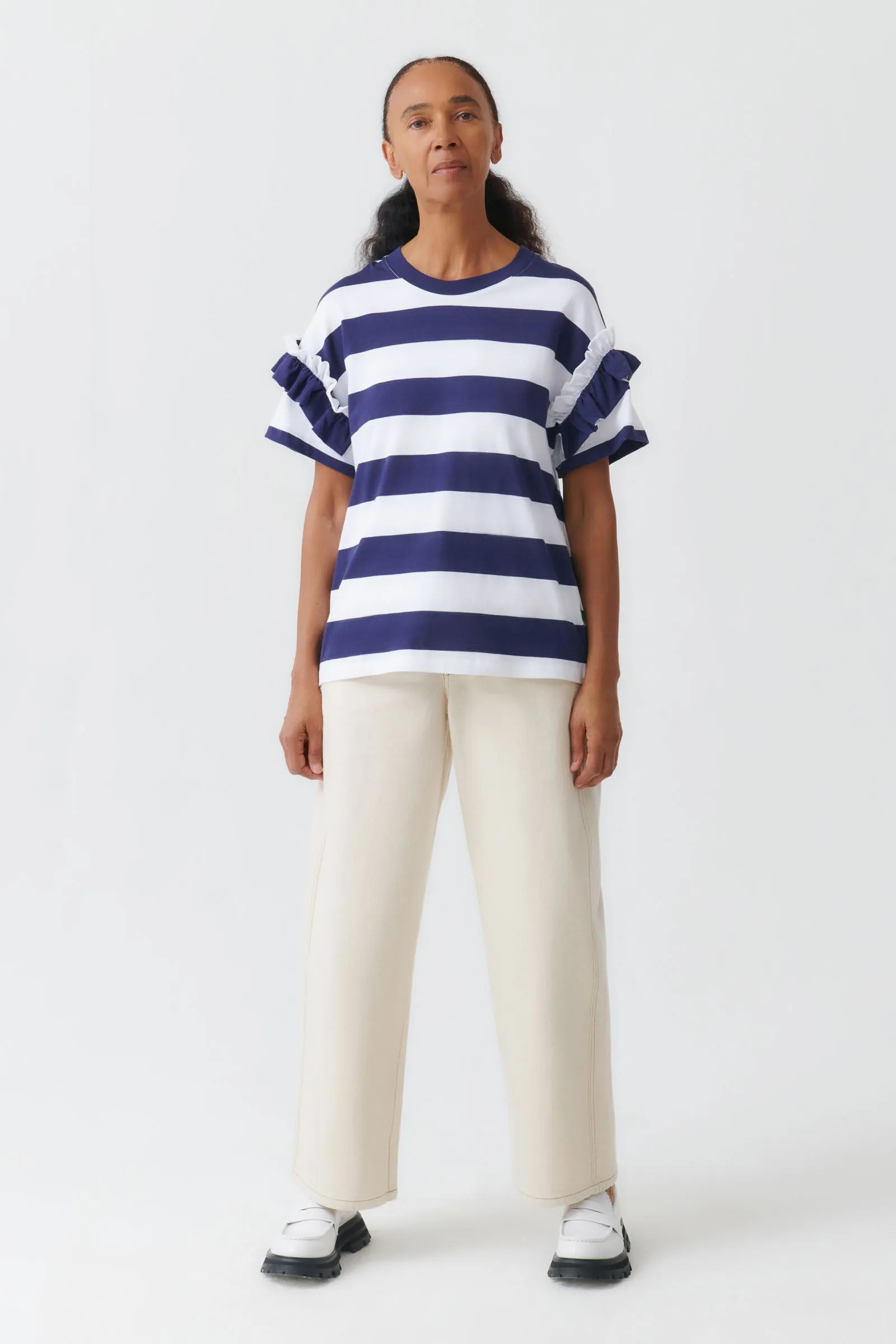 Frill Sleeve Tee sold by Kowtow product image thumbnail 2
