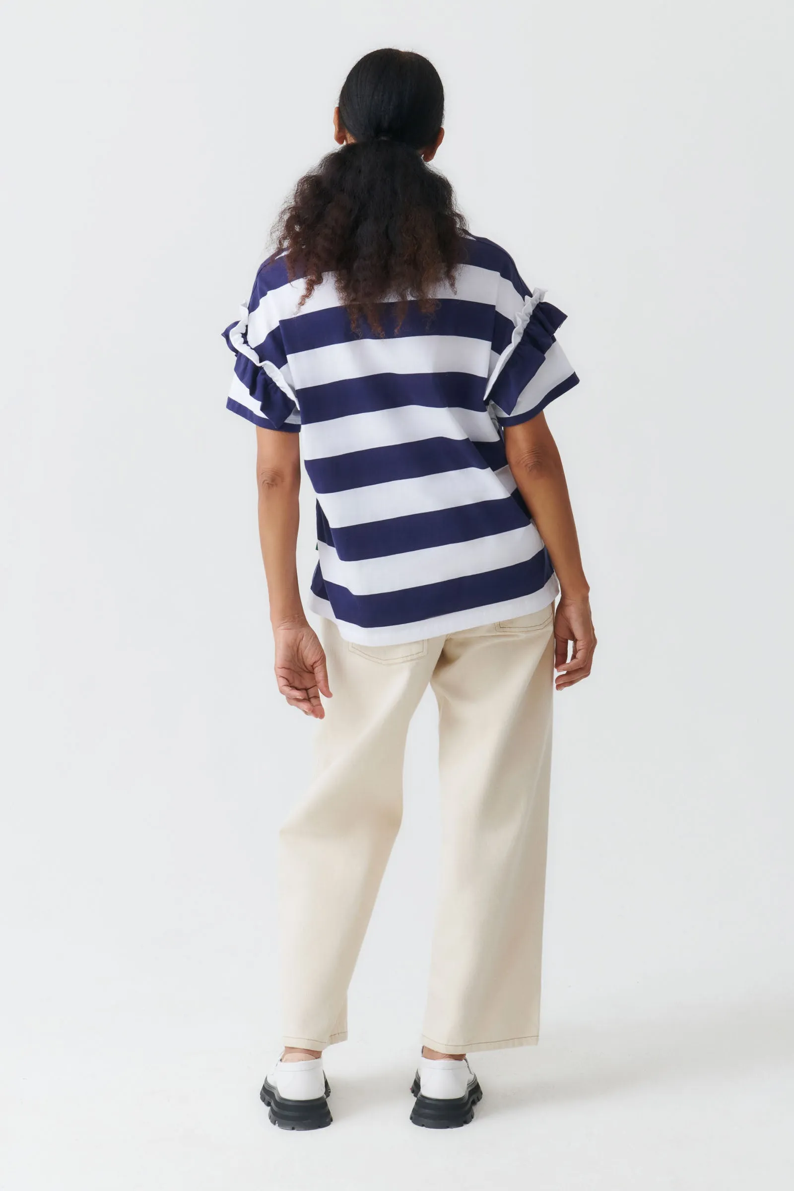 Frill Sleeve Tee sold by Kowtow product image thumbnail 5