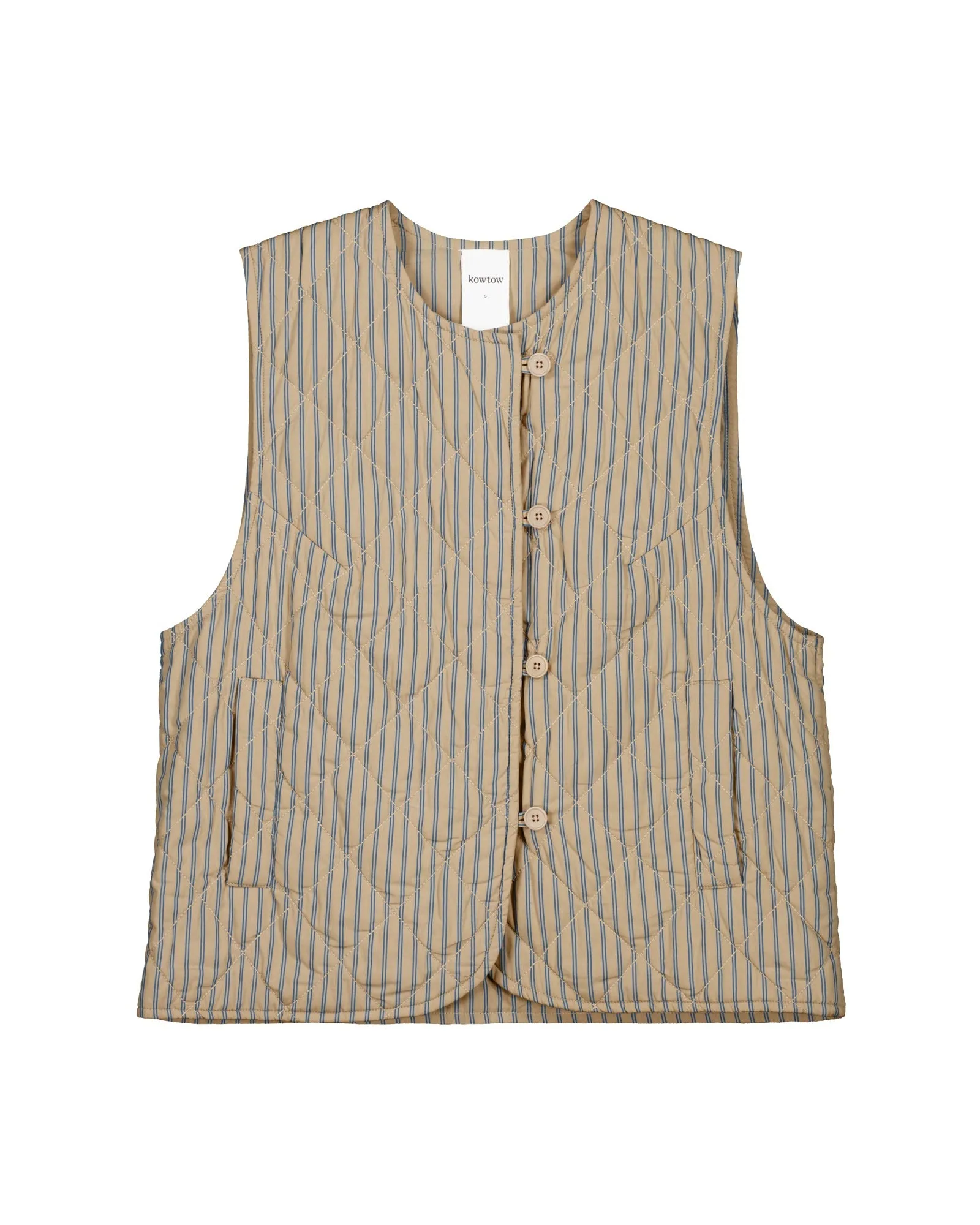 Axis Vest sold by Kowtow