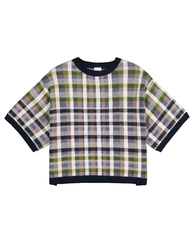 Tartan Tee made by Kowtow