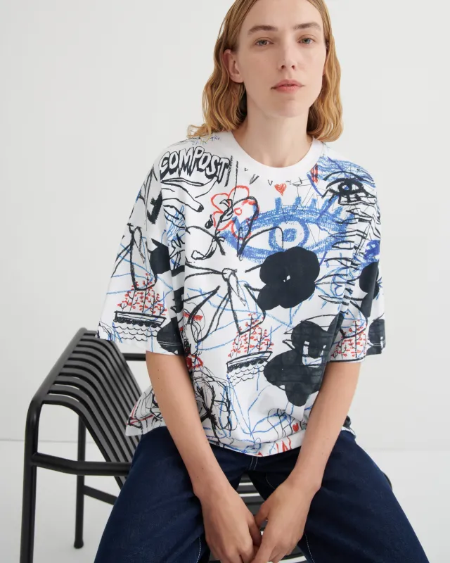 Oversized Boxy Tee made by Kowtow