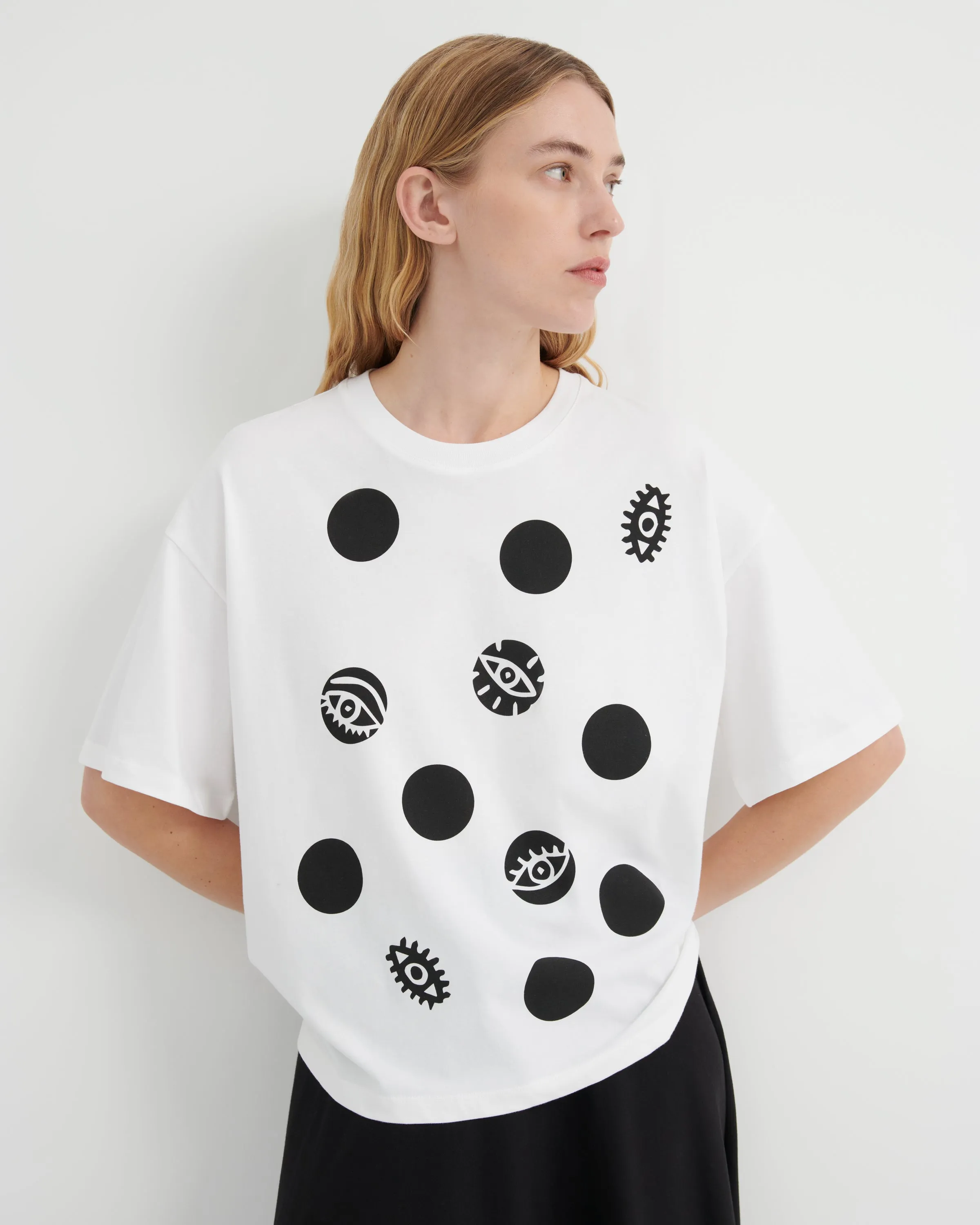 Archive Eye Tee sold by Kowtow