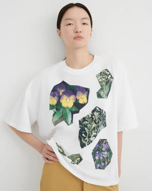 Decoupage Tee made by Kowtow
