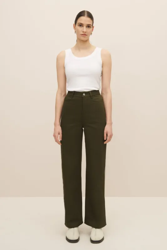 Straight Leg Jeans sold by Kowtow