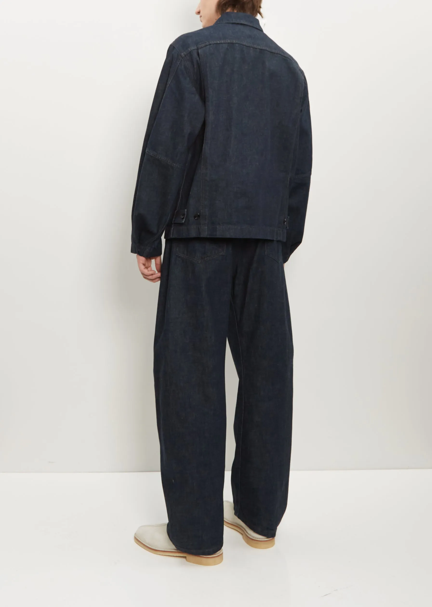 Boxy Jacket — Indigo sold by La Garconne product image thumbnail 4