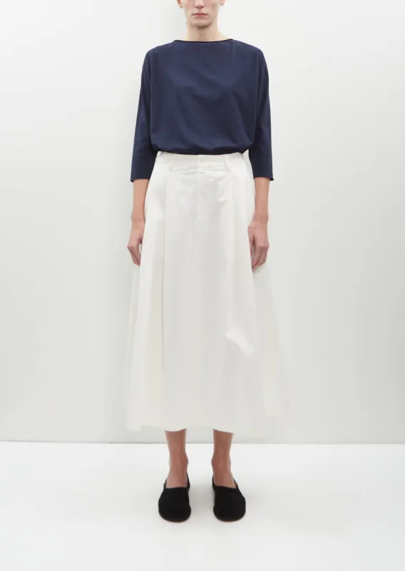 John Cotton Drill Skirt sold by La Garconne