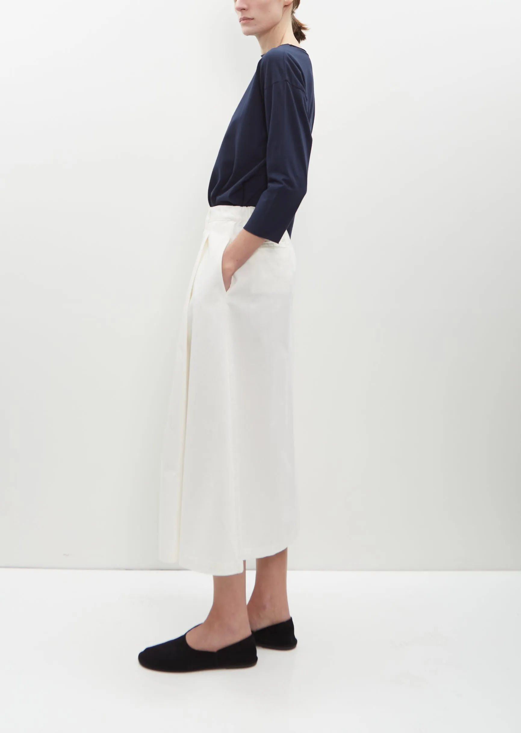 John Cotton Drill Skirt sold by La Garconne product image thumbnail 2