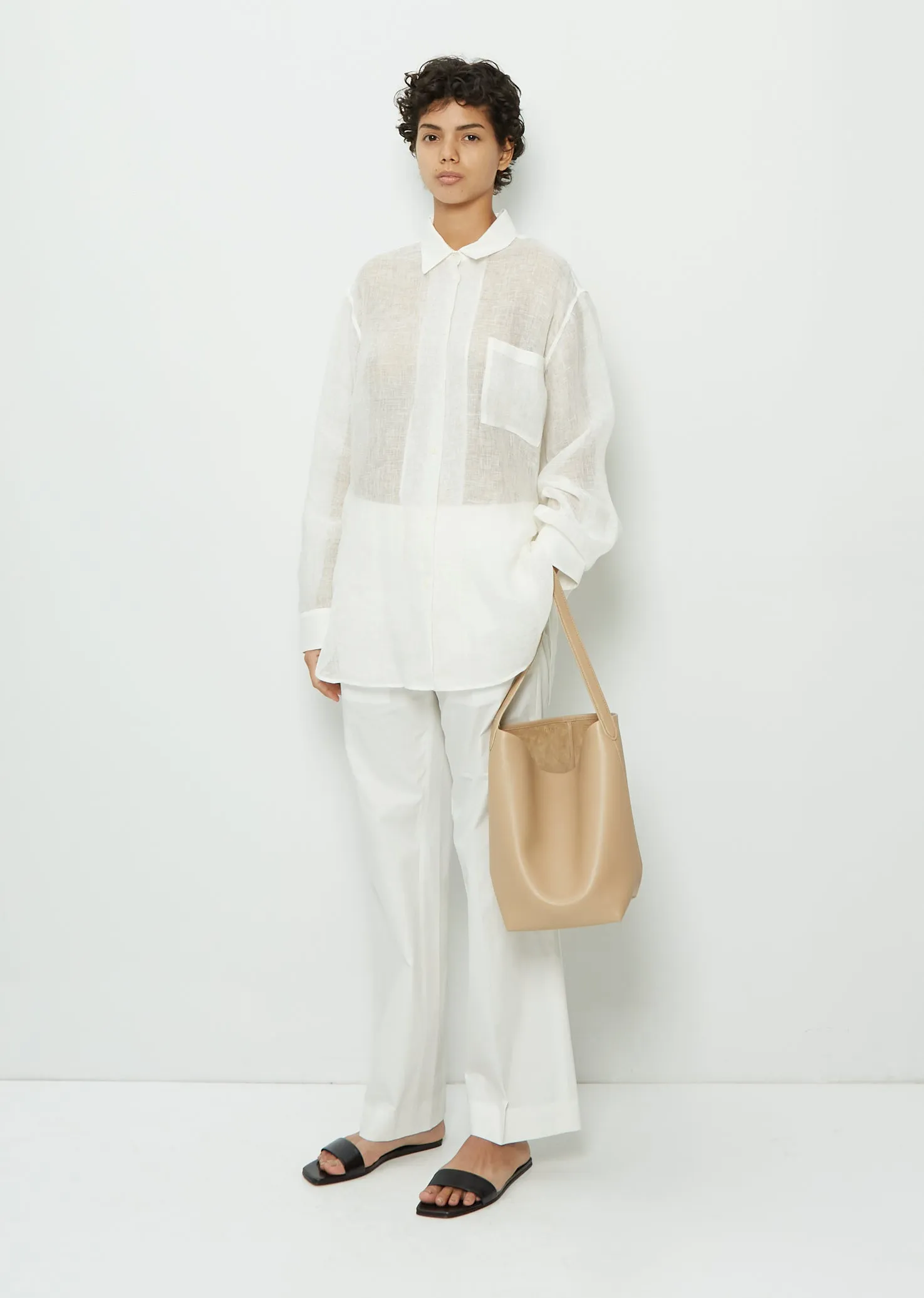 Medium N/S Park Tote — Beige sold by La Garconne product image thumbnail 3