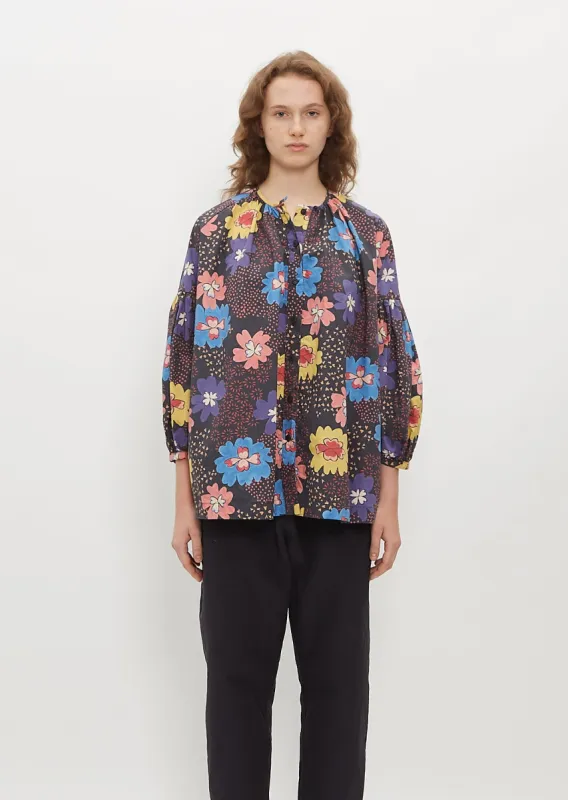 3 BY 3 Less Cotton Shirt — Black sold by La Garconne