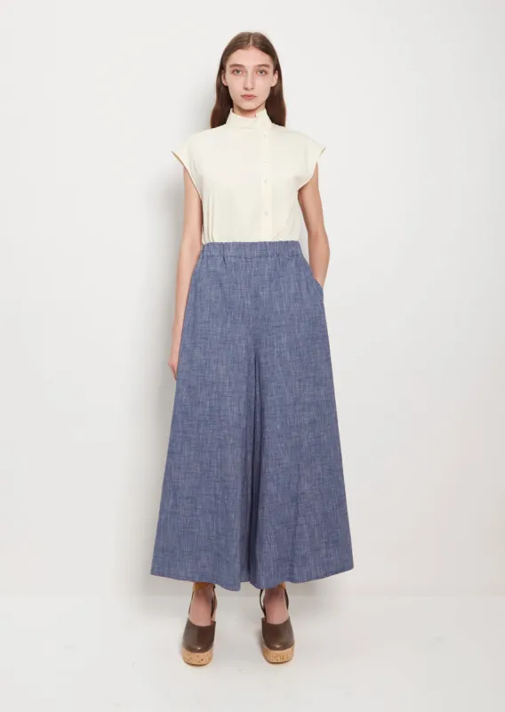 Gaucho Denim Pants sold by La Garconne