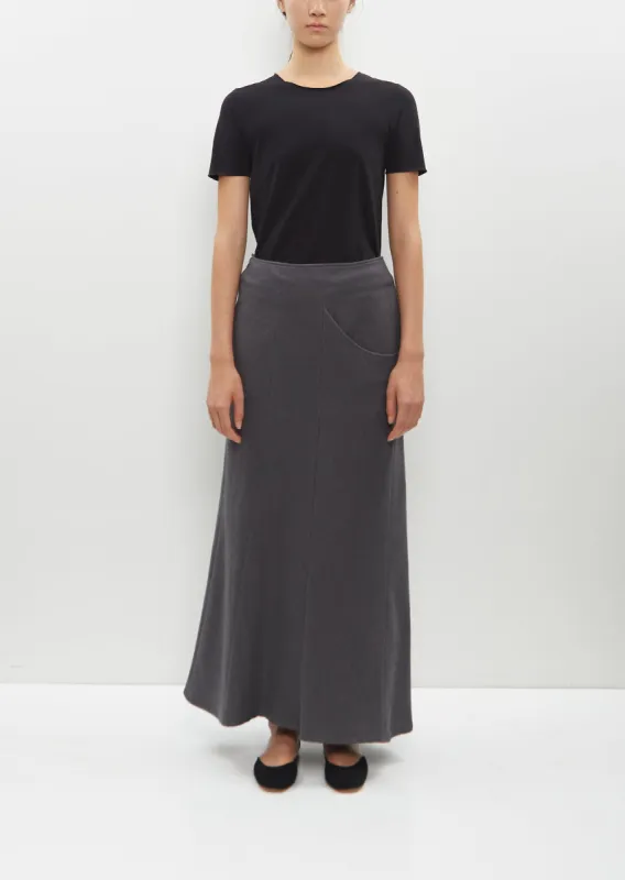 Pocket Flare Skirt sold by La Garconne