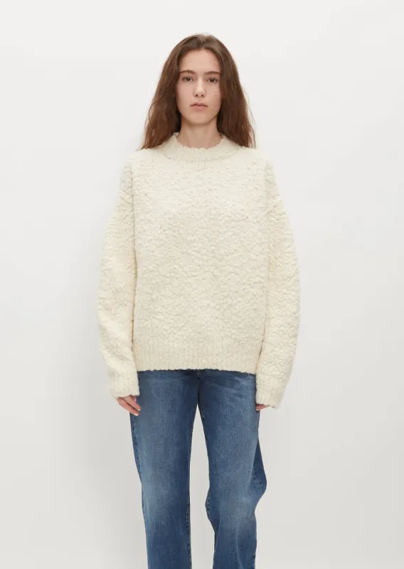 Berber Alpaca and Merino Wool Crewneck sold by La Garconne