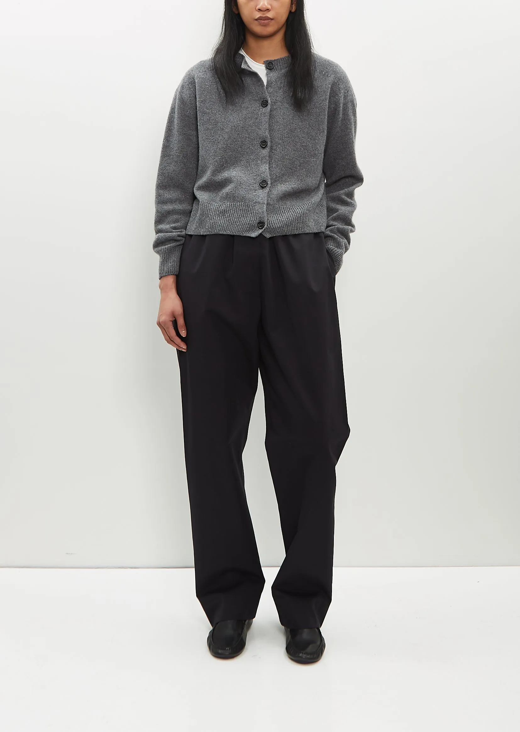 Small Crew Neck Cardigan sold by La Garconne product image thumbnail 5