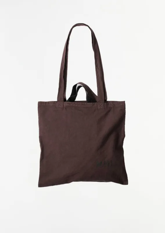 Shopper Bag — Mahogony sold by La Garconne