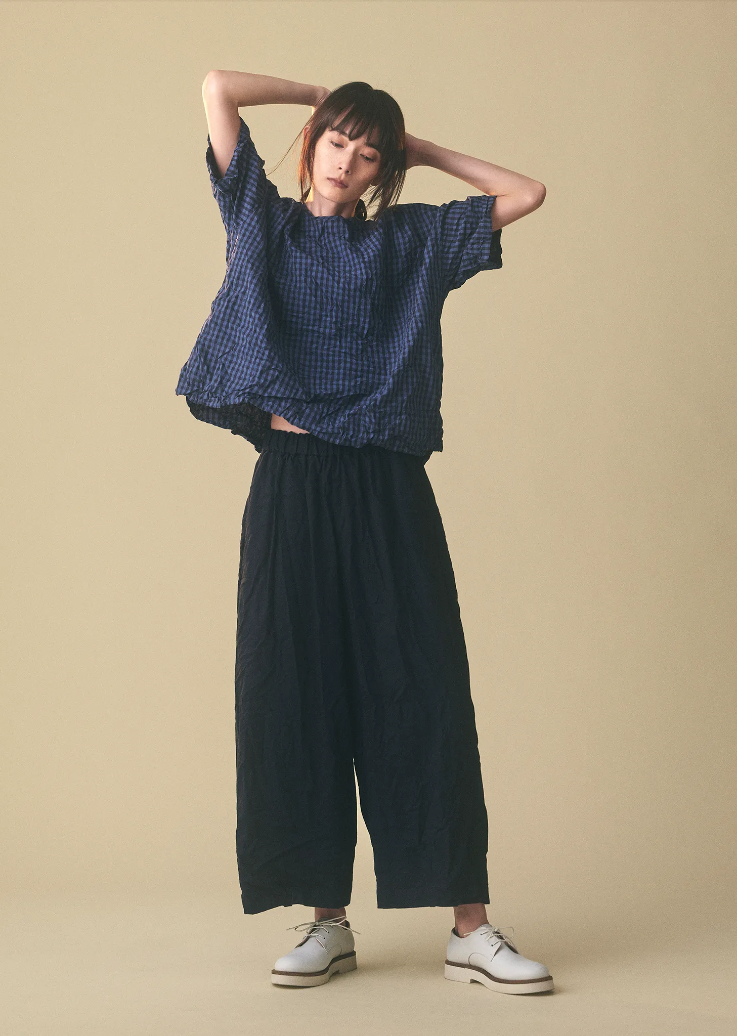 Crinkle Sarouel Pants sold by La Garconne product image thumbnail 4