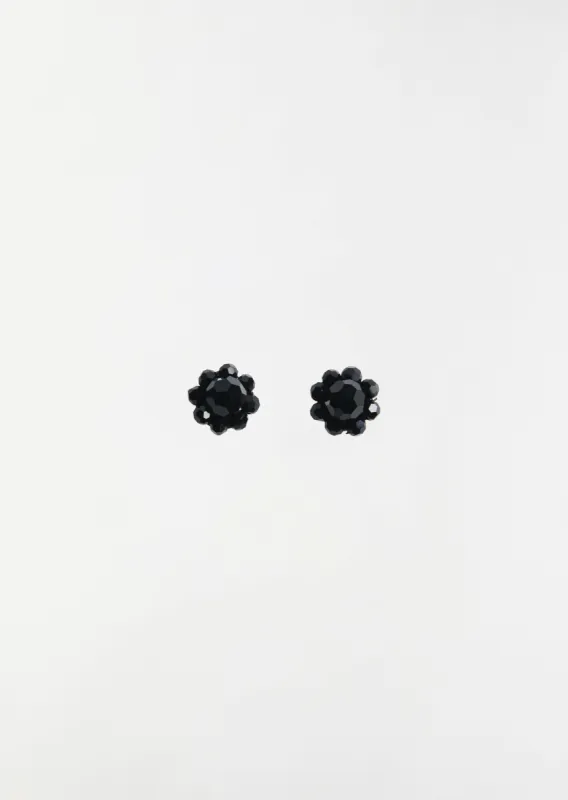 Daisy Stud Earring — Jet made by Simone Rocha
