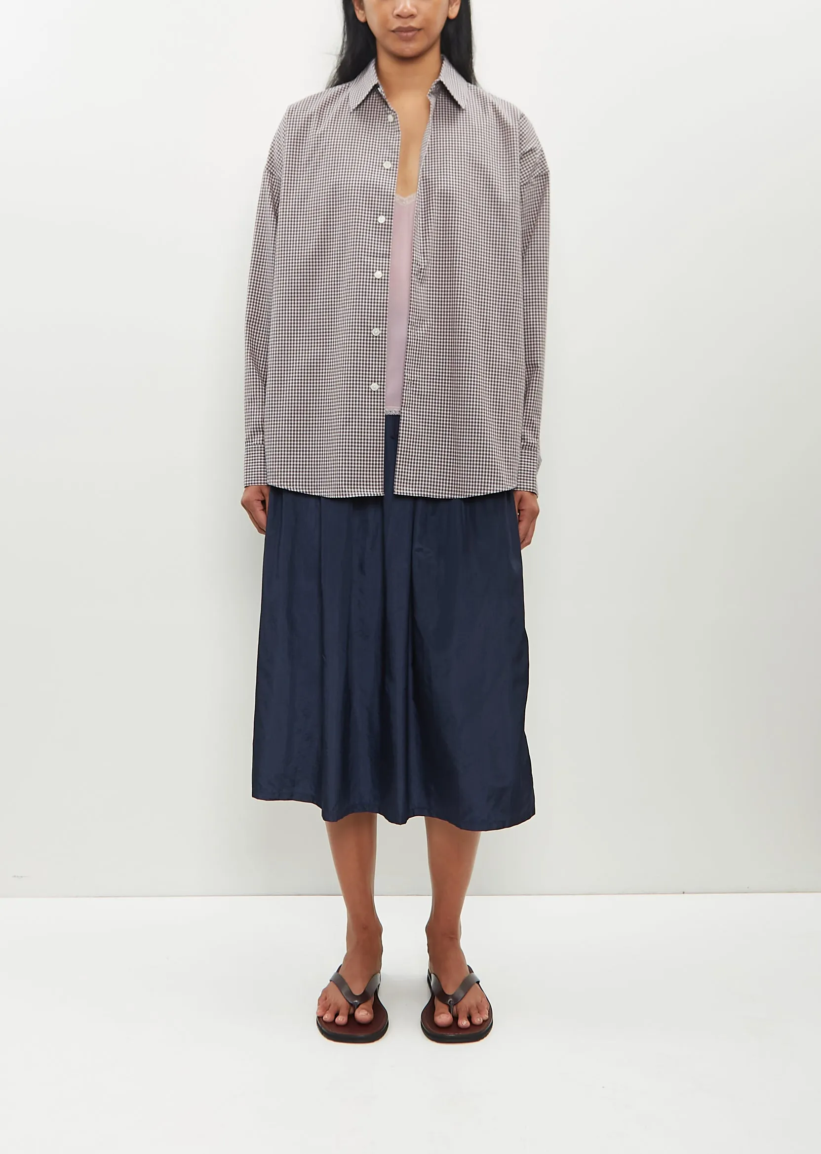 Clean Uniform Shirt — Heirloom Check sold by La Garconne product image thumbnail 4