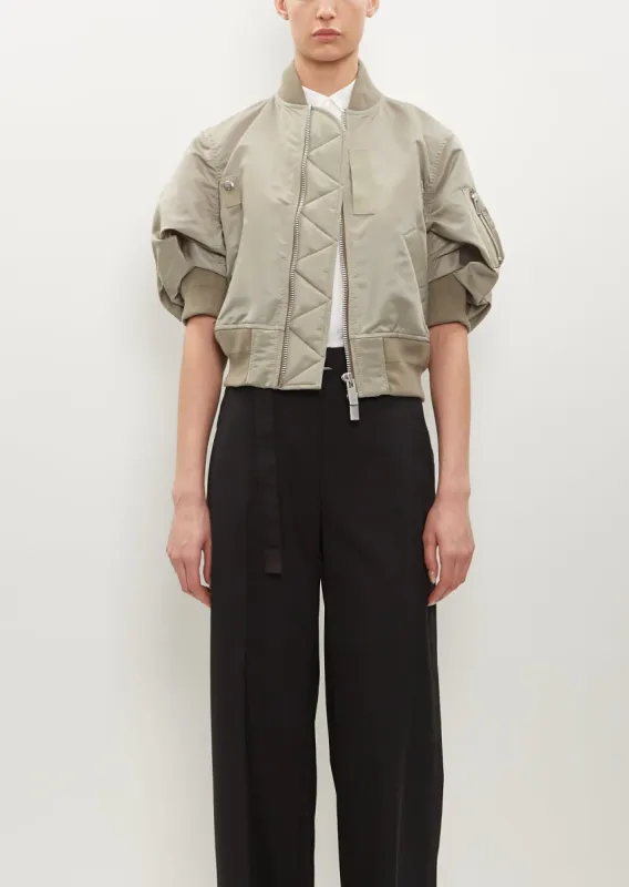 Nylon Twill Blouson sold by La Garconne
