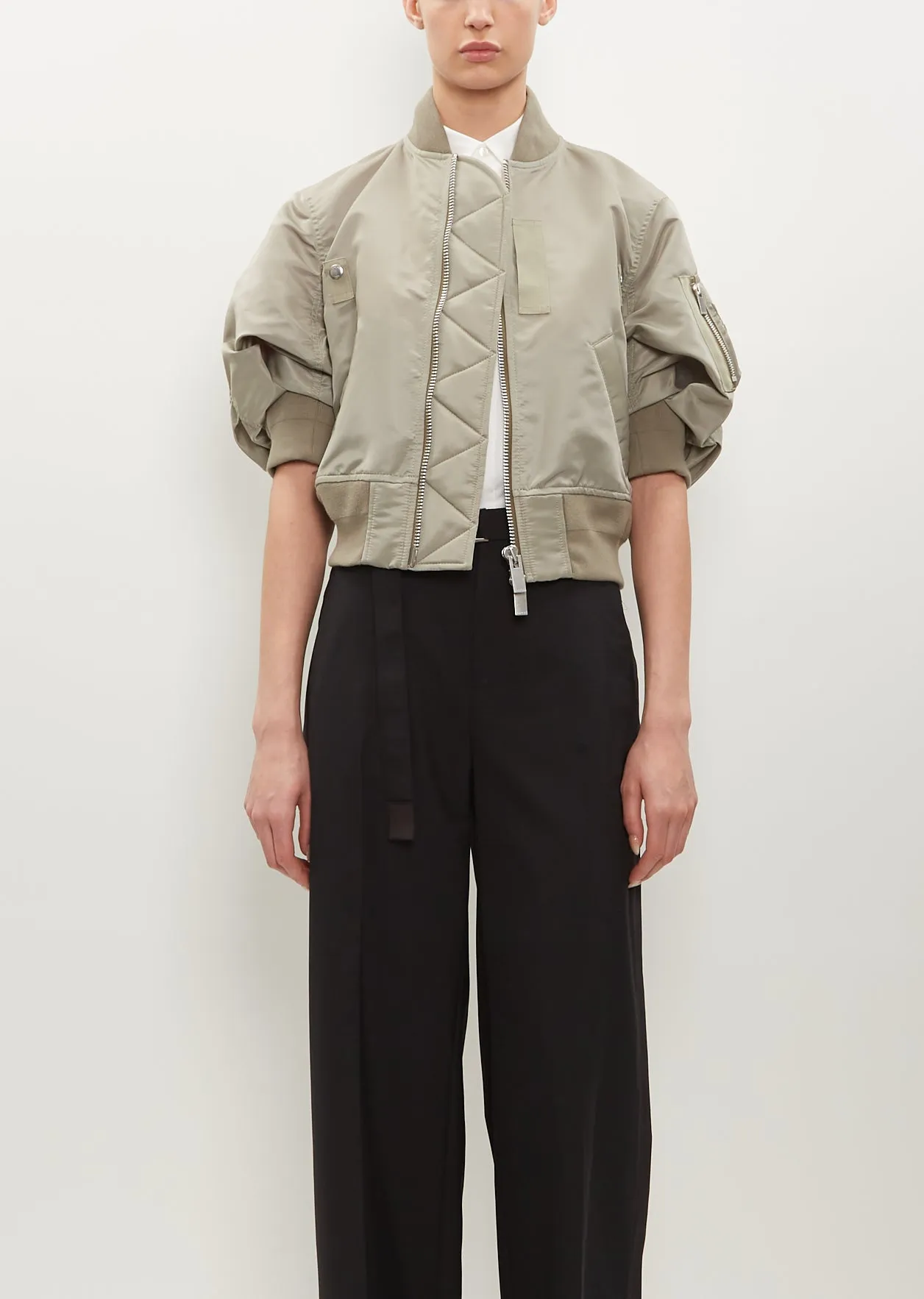 Nylon Twill Blouson sold by La Garconne
