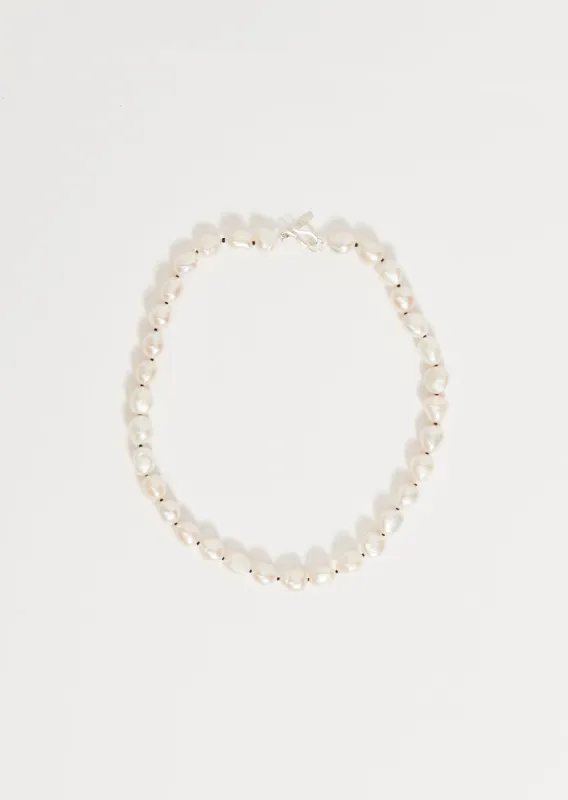 Simple Baroque Pearl Collar sold by La Garconne