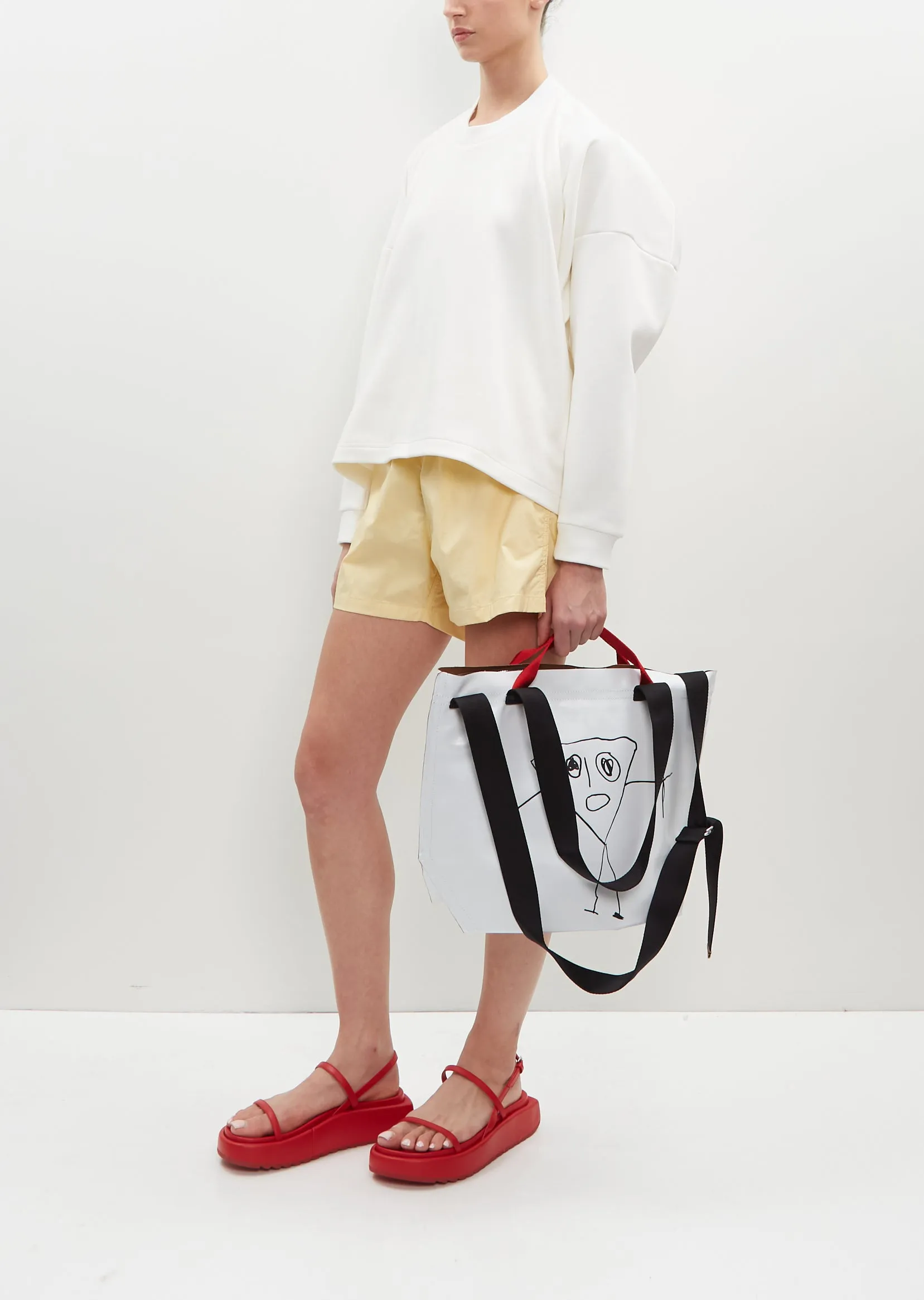 Medium Printed Shopper Bag sold by La Garconne