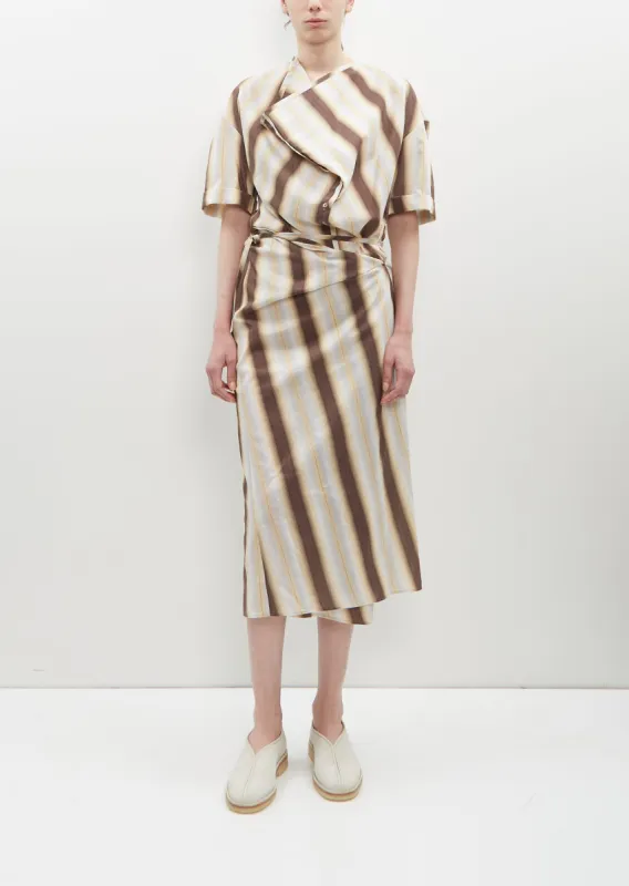 Short Sleeve Wrap Dress made by Lemaire