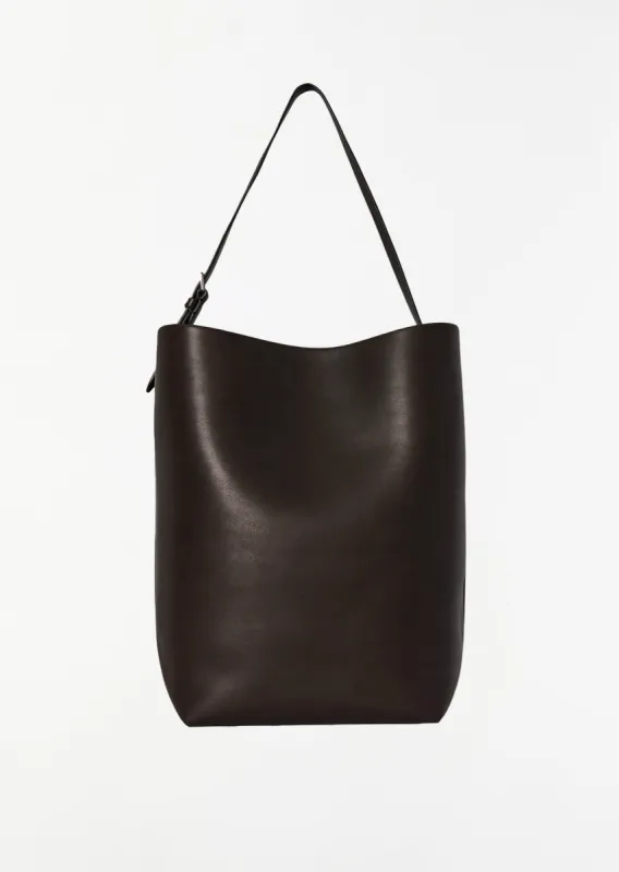 Large N/S Park Tote Belt — Dark Brown made by The Row