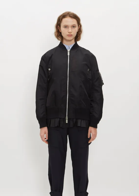 Arm Pocket Twill Jacket - Black sold by La Garconne