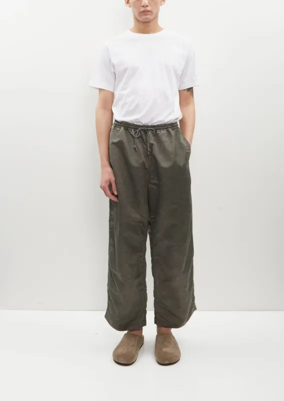 Nylon Twill Garment Dyed Pants sold by La Garconne