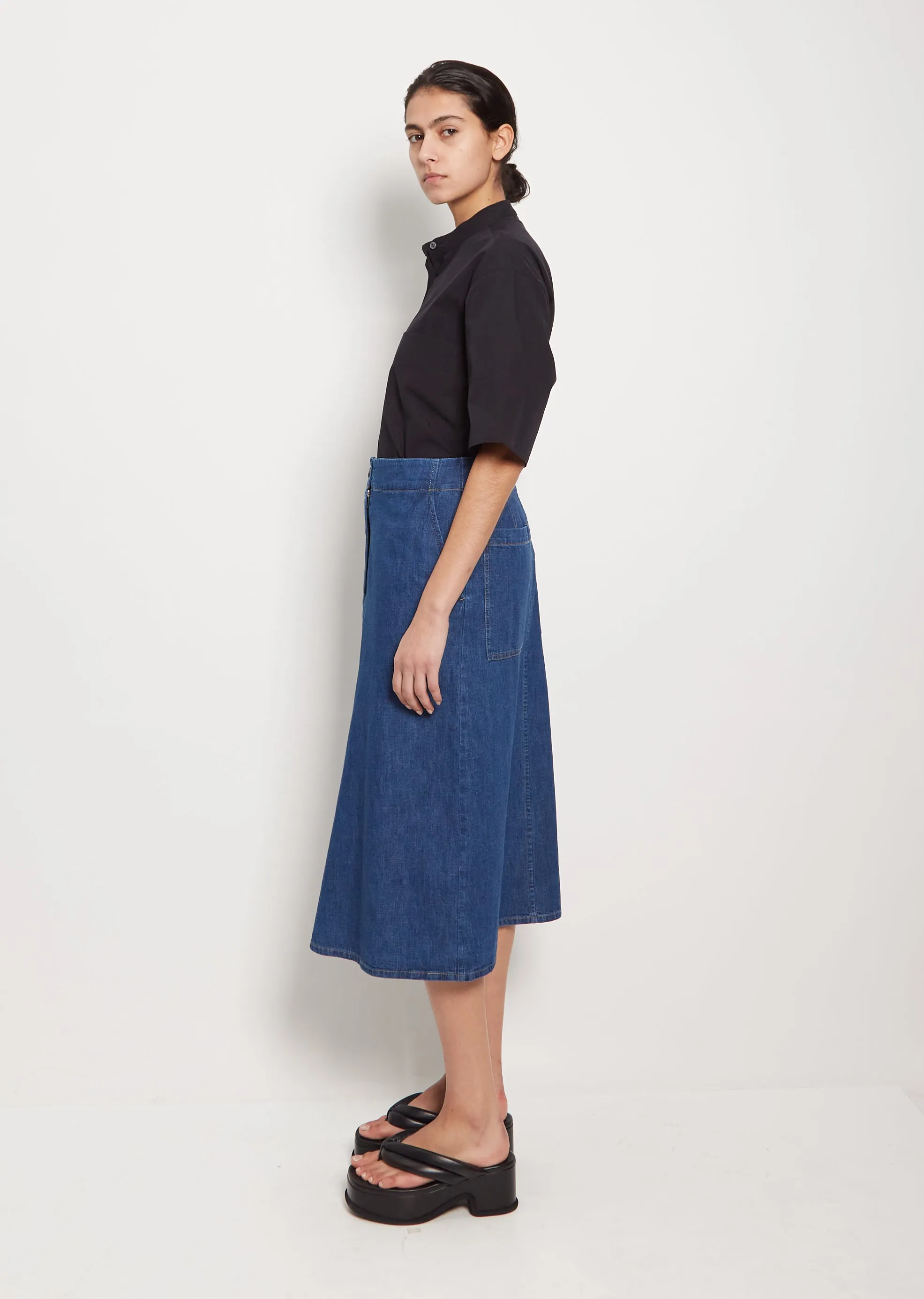 Preto Denim Skirt sold by La Garconne product image thumbnail 2