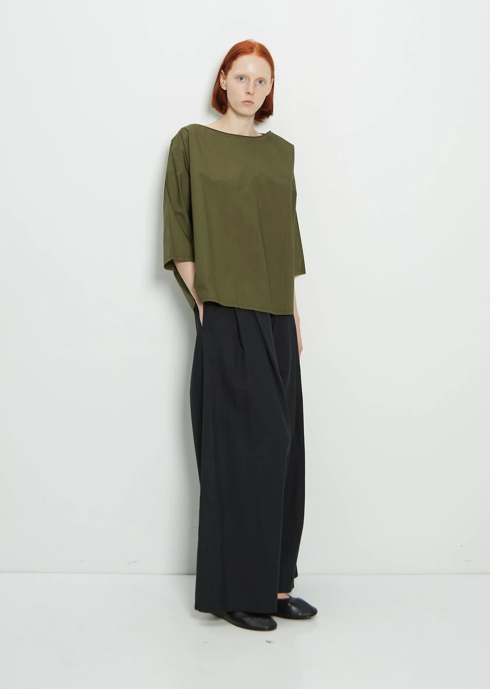 Cotton Luce Top — Olive sold by La Garconne product image thumbnail 4