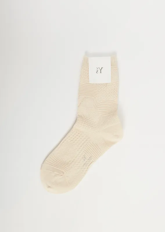 Dot Socks — Off White sold by La Garconne