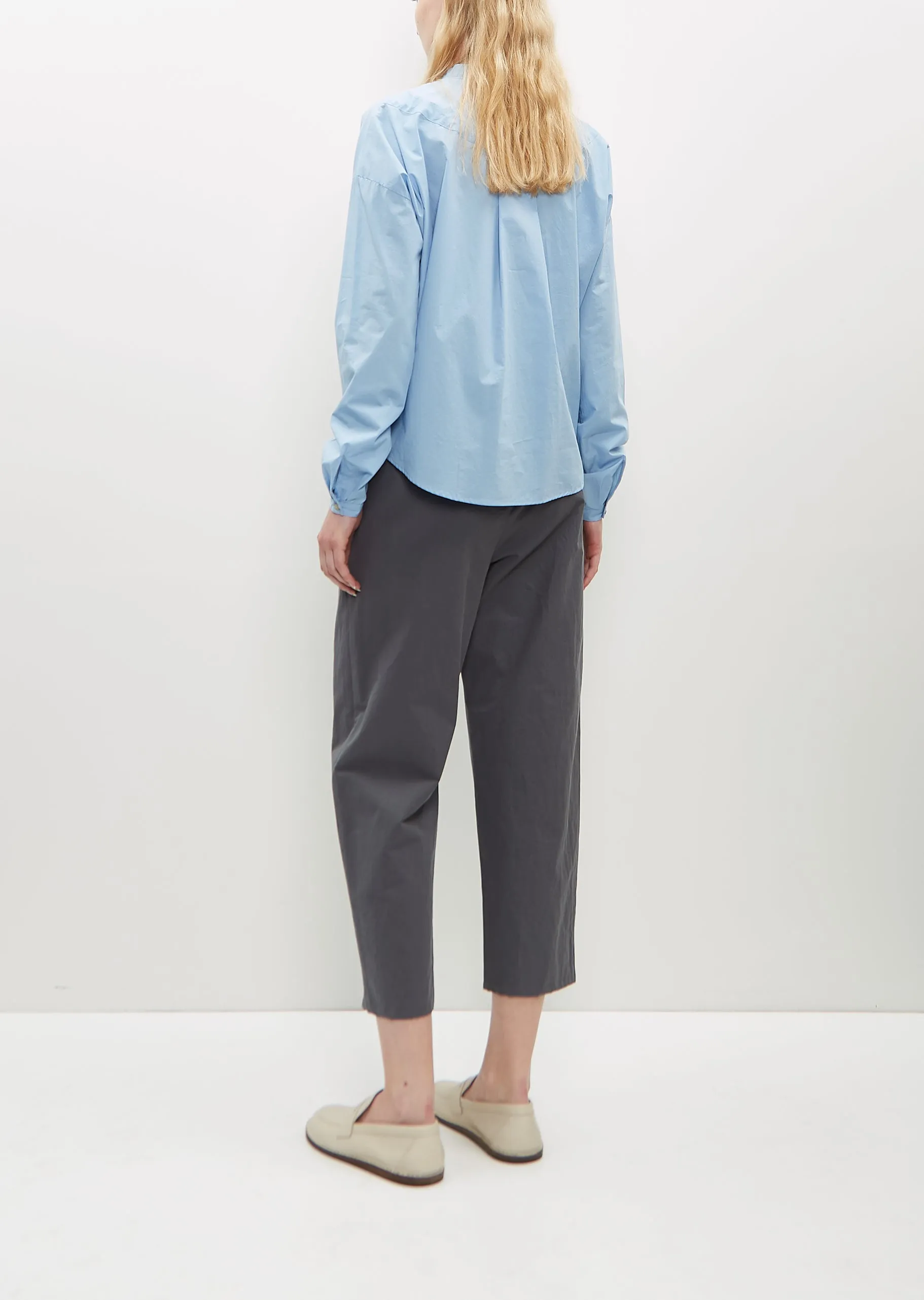 Cotton Cropped Tapered Pullon Pants sold by La Garconne product image thumbnail 3