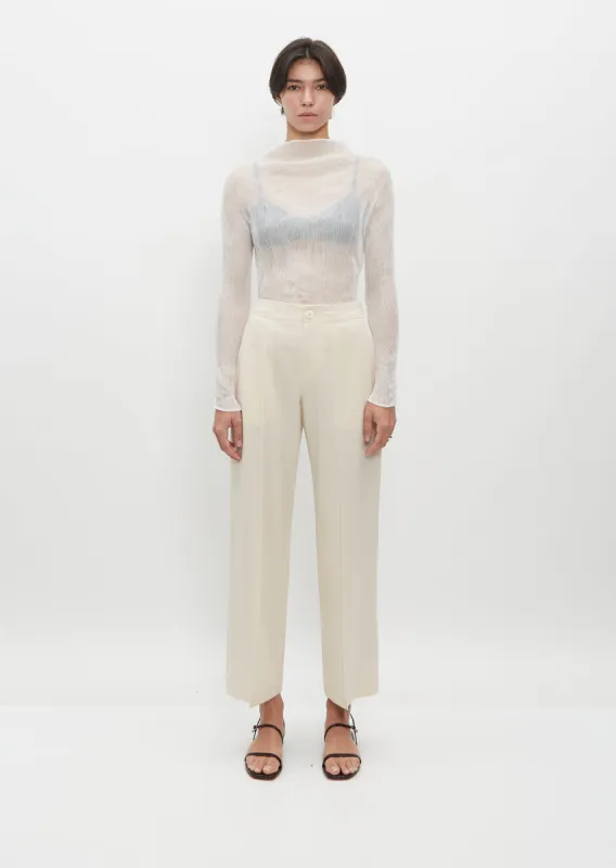 Wool Gabardine Pants — Off White sold by La Garconne