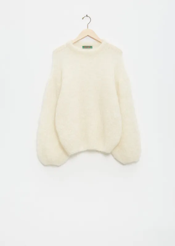 Mohair and Silk Crewneck sold by La Garconne
