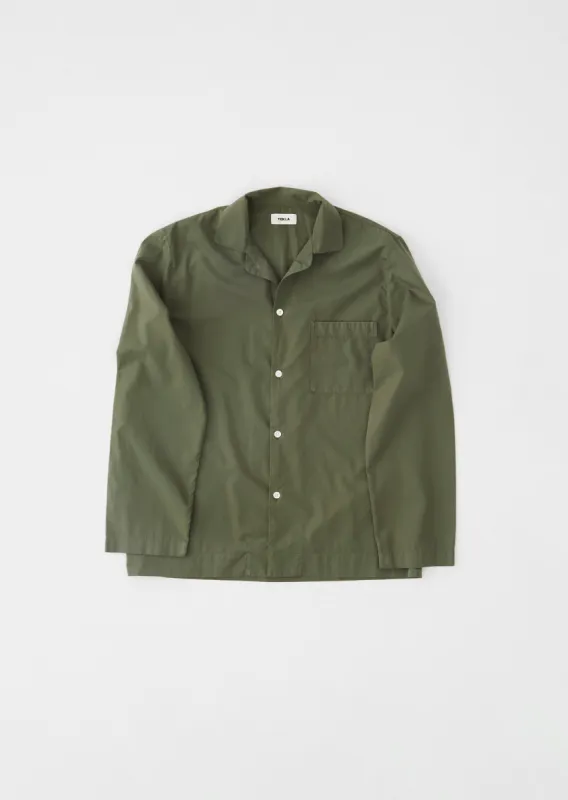 Cotton Poplin Pyjamas Shirt — Willow sold by La Garconne