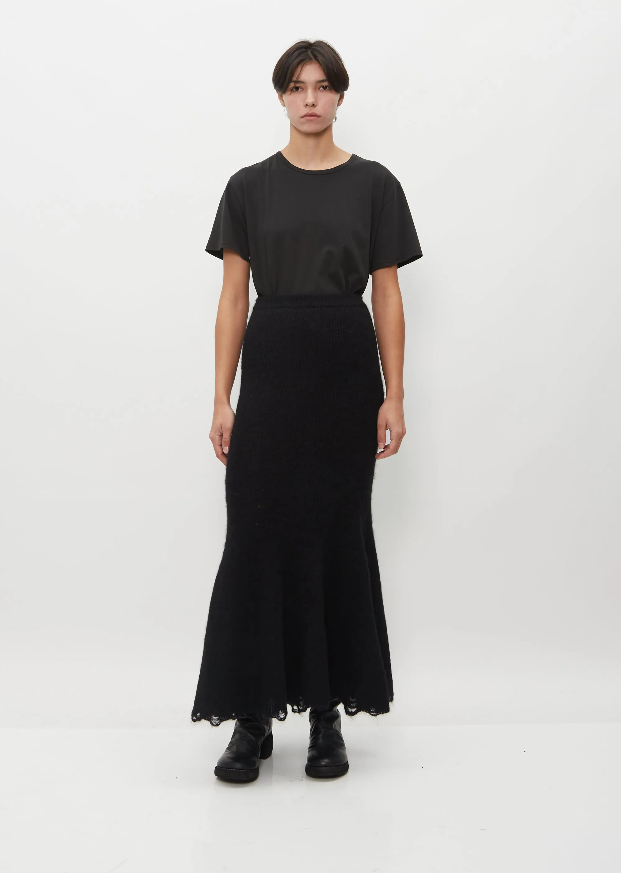 Mohair Wool Skirt sold by La Garconne