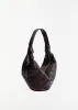 Fortune Croissant Bag — Dark Chocolate sold by La Garconne