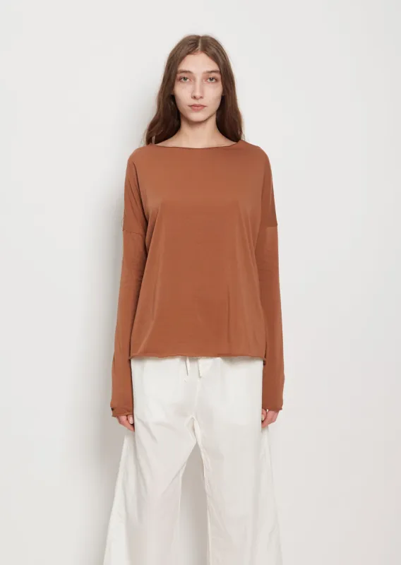 Jersey Long Sleeve T-Shirt sold by La Garconne