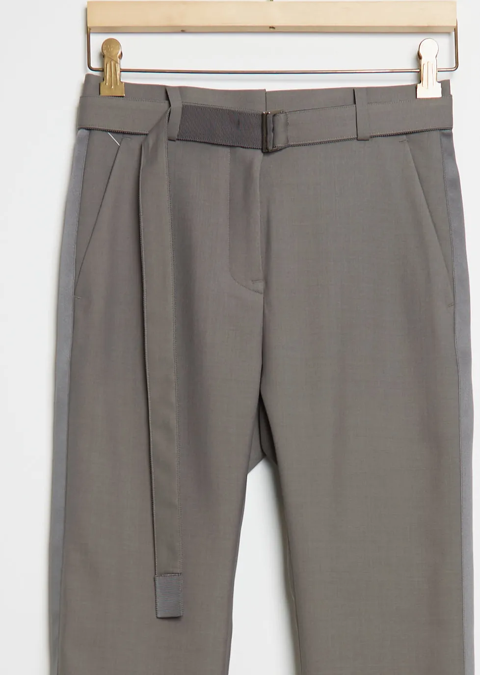 Suiting Wool Blend Pants — Taupe sold by La Garconne product image thumbnail 5