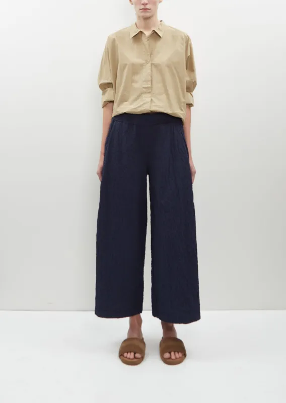 Storto Textured Cotton Pants sold by La Garconne