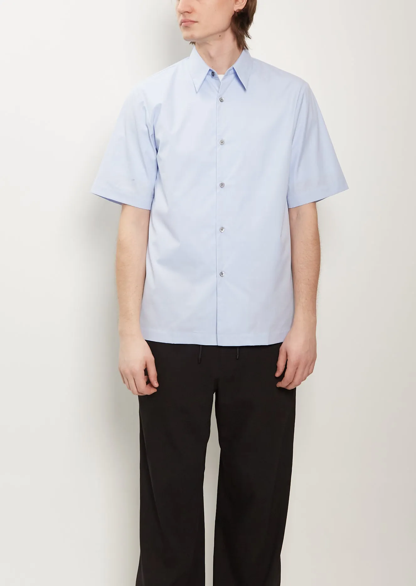 Clasen M.W. Shirt — Light Blue sold by La Garconne