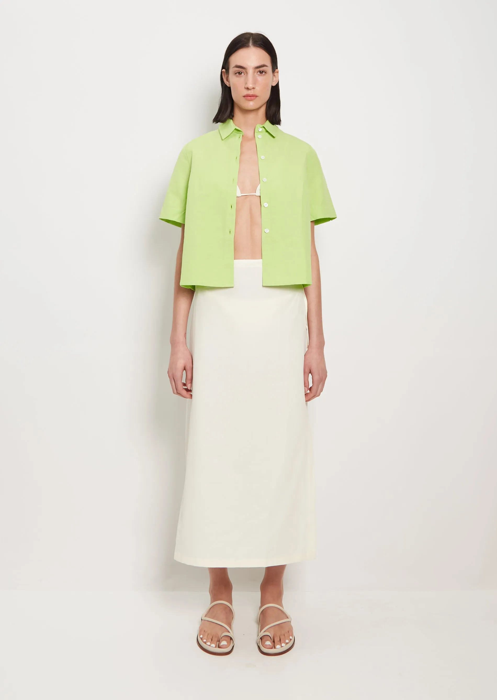 Linen Short Sleeve Shirt Unisex sold by La Garconne product image thumbnail 5