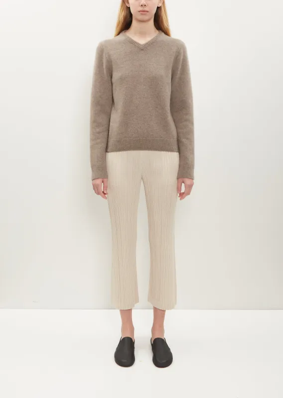 Pleated Crop Pants sold by La Garconne