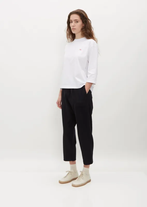 Easy Wool Pants — Navy sold by La Garconne