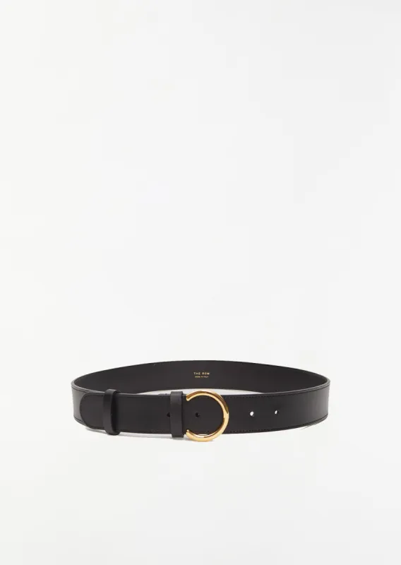 Half Moon Belt — Black sold by La Garconne